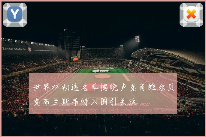 世界杯初选名单揭晓卢克肖维尔贝克布兰斯韦特入围引关注